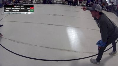 148 lbs 2nd Place Match - Stella Harbols, Kearney Girls vs Isabel Reyes Castillo, Lincoln High Girls