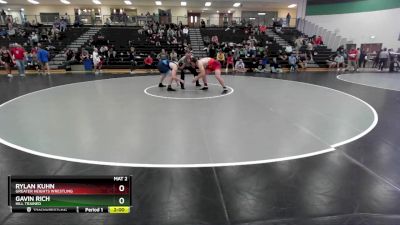 215 lbs Semifinal - Gavin Rich, Hill Trained vs Rylan Kuhn, Greater Heights Wrestling