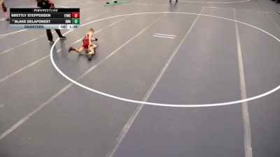 12U - 70 lbs Quarters - Brettly Steffensen, Flat Earth Wrestling Club vs Blake DeLaForest, Blaine Wrestling Association