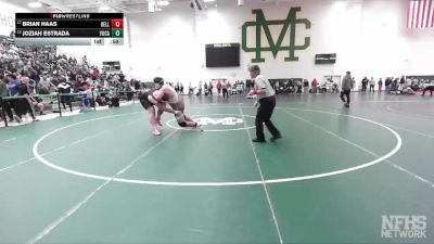 285 lbs Cons. Round 4 - Joziah Estrada, Yucaipa vs Brian Haas, Bell Gardens