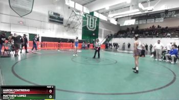 106 lbs Quarterfinal - Matthew Lopez, Bishop Amat vs Aaron Contreras, West Covina