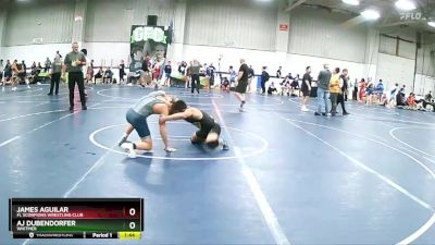 125 lbs Cons. Round 7 - James Aguilar, FL Scorpions Wrestling Club vs AJ Dubendorfer, Whitmer