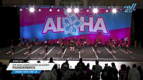 Top Gun Cheerleading Academy - Thunderbirds [2025 L1.1 Youth - PREP - D2 Day 1] 2025 Aloha Concord Showdown
