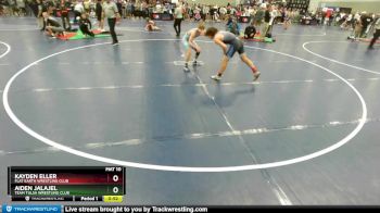 120 lbs Cons. Round 5 - Aiden Jalajel, Team Tulsa Wrestling Club vs Kayden Eller, Flat Earth Wrestling Club