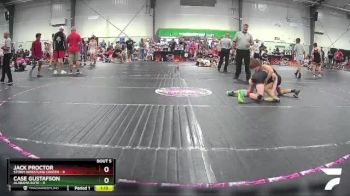 90 lbs Round 3 (4 Team) - Jack Proctor, Storm Wrestling Center vs Case Gustafson, Alabama Elite