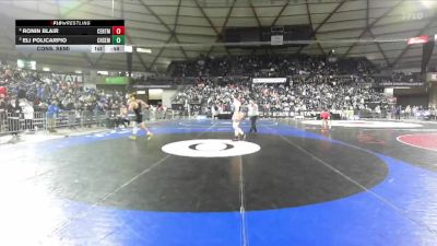 Boys 2A 215 lbs Cons. Semi - Ronin Blair, Centralia vs Eli Policarpio, Chief Sealth