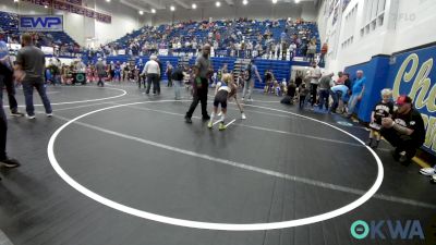 47-51 lbs Quarterfinal - Jorja Toepfer, Kingfisher YellowJackets vs Kadee McDowell, Noble Takedown Club