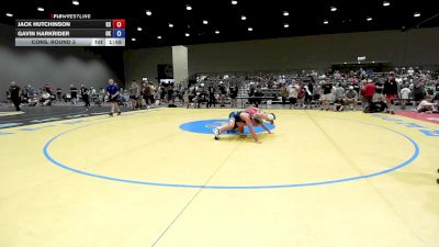 126 lbs Cons. Round 3 - Jack Hutchinson, KS vs Gavin Harkrider, OK
