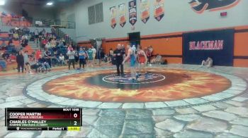 132 lbs Cons. Round 3 - Cooper Martin, Rabbit Turner Wrestling vs Charles O`Malley, Maritime Wrestling Academy