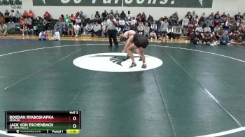 150 lbs Quarterfinal - Jack Von Eschenbach, St. John Paul II vs Bogdan Ryaboshapka, Deshler
