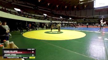 National 6-8 115 Cons. Semi - Ryder Gillispie, Poquoson Athletic Association vs Jayden Jones, Warmup Gang Wrestling Club