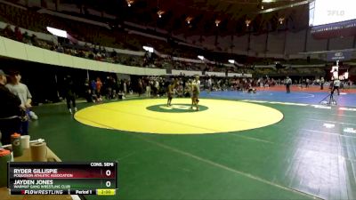 National 6-8 115 Cons. Semi - Ryder Gillispie, Poquoson Athletic Association vs Jayden Jones, Warmup Gang Wrestling Club