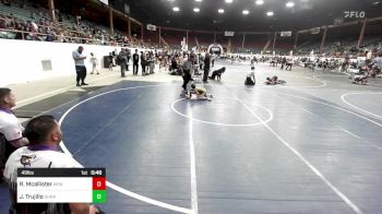 49 lbs Semifinal - Rudy Mcallister, New Mexico Bad Boyz vs John Trujillo, Duran Elite