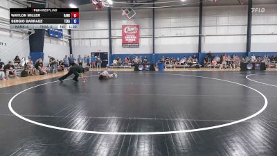 88 lbs Waylon Miller, Kansas vs Sergio Barraez, Texas