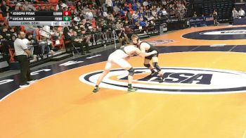 3A 190 lbs Cons. Semi - Joseph Fitak, Carol Stream (Glenbard North) vs Lucas Nance, Palatine (Fremd)