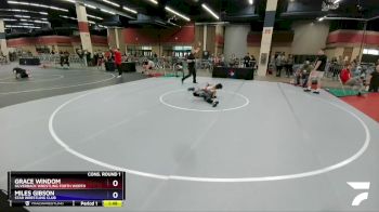 93 lbs Cons. Round 1 - Grace Windom, Silverback Wrestling Forth Worth vs Miles Gibson, Star Wrestling Club