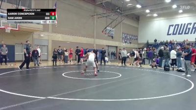 165 lbs Quarterfinal - Sam Aiken, Southern Oregon vs Aaron Concepcion, Clackamas Community College