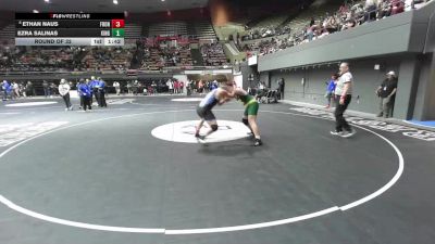287 lbs Round Of 32 - Ethan Naus, Frontier vs Ezra Salinas, Kingsburg