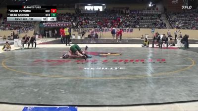 190 lbs Cons. Round 2 - Beau Gordon, South Oldham vs Aiden Bowling, Scott