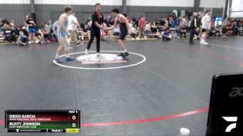 160 lbs Semifinal - Diego Garcia, Omak Wrecking Crew Wrestling vs Rusty Johnson, Elma Wrestling Club