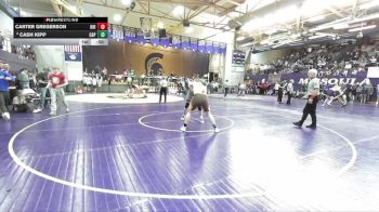 190 lbs Cons. Round 2 - Cash Kipp, Helena Capital vs Carter Gregerson, University High