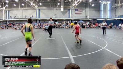 76 lbs Round 1 (6 Team) - Zander Hostelley, Headhunters vs Kiyan Bassiri, Capital City WC