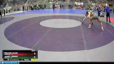 172 lbs Quarterfinals (8 Team) - James Larkins, Sprague vs William Allen, Roseburg