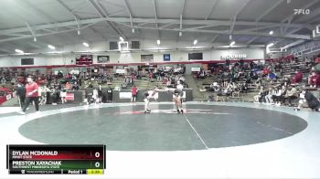 125 lbs Cons. Round 2 - Dylan McDonald, Minot State vs Preston Xayachak, Southwest Minnesota State