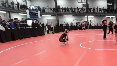 100 lbs Round Of 32 - Amelia Rivera, Port Jervis vs Hannah Perro, Noble