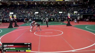 138 lbs Quarterfinal - Jake Hughes, AWRA vs Jordan Hertel, DWA