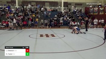 182 lbs Semifinal - James Gleeson, Holy Innocents' Episcopal School vs Nate Taylor, Green Farms Academy