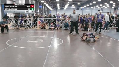 55 lbs Round 2 (10:30am Friday) - Penelope Hall, Misfits vs Sophia Schulz, Lady Reapers