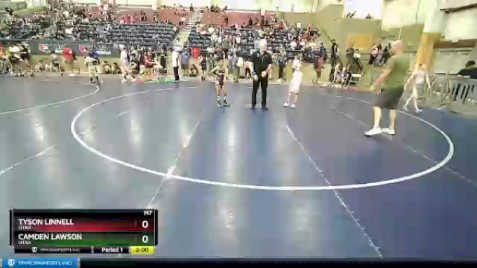 55 lbs Cons. Semi - Tyson Linnell, Utah vs Camden Lawson, Utah