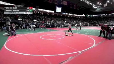 55 lbs Quarterfinal - Maddox Muster, MANA vs Graham Eller, ASC1