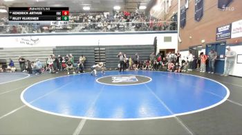 80 lbs Cons. Round 2 - Riley Kluesner, Lakeland Wrestling Club vs Kendrick Arthur, Hawk Wrestling Club
