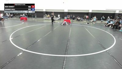 100 lbs Ben Kinney, Pennsylvania Red vs Dennis Hall, New Jersey