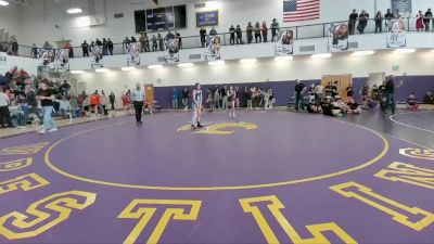 105 lbs Semifinal - Hailey Robinson, Thermopolis vs Leila Brown, Lovell Middle School