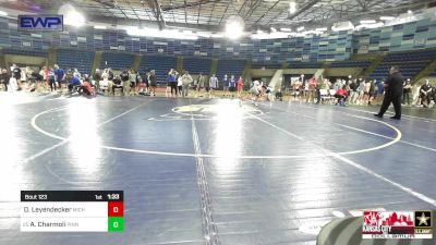 126 lbs Round Of 64 - Dylan Leyendecker, Michigan Premier WC vs Ashton Charmoli, Pinnacle Wrestling Club