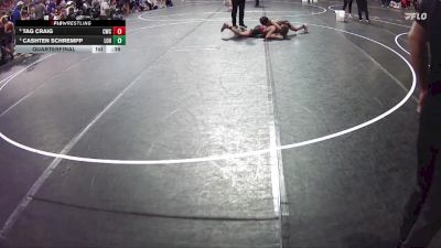 80 lbs Quarterfinal - Tag Craig, Cozad Wrestling Club vs Cashten Schrempp, League Of Heroes