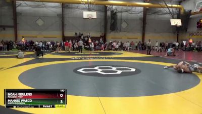 150 lbs Cons. Round 3 - Noah Meulens, Malvern Prep vs Mannix Wasco, North Royalton