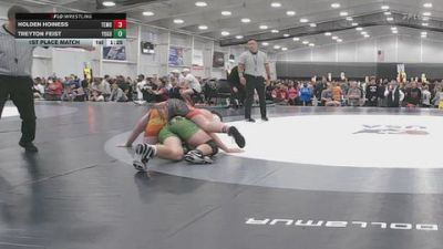 215 lbs 1st Place Match - Holden Hoiness, Team Montana vs Treyton Feist, Young Guns