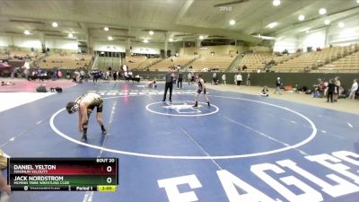 100 lbs Champ. Round 2 - Daniel Yelton, Maximum Velocity vs Jack Nordstrom, McMinn Tribe Wrestling Club