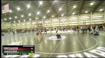 95 lbs 1st Place Match - Maquelle Pace, Champions Wrestling Club vs Kaelyn Alleman, Wasatch Wrestling Club