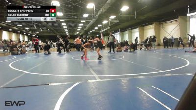 70-75 lbs Round Of 16 - Beckett Shepperd, TEAM CONQUER vs Kyler Clement, Madill Takedown