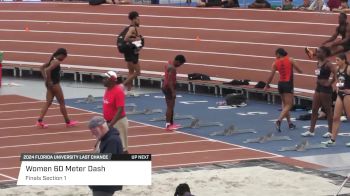 Women's 60m, Finals 1