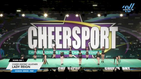 Cheer Destiny Allstars - Lady Reign [2024 L1.1 Senior - PREP Day 1] 2024 CHEERSPORT National All Star Cheerleading Championship