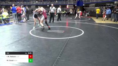 108 lbs Rd 5 - Consi Of 8 #2 - Myiah Nelson, Clearfield vs Myla Good, Nazareth