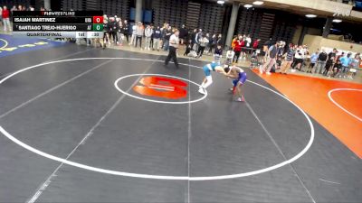 113 lbs Quarterfinal - Santiago Trejo-Huerigo, Addison Trail vs Isaiah Martinez, Unattached