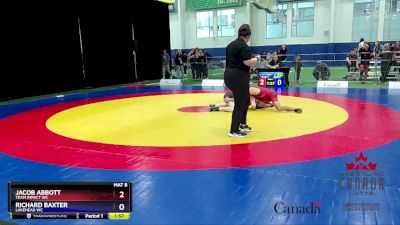 55kg Cons. Round 5 - Jacob Abbott, Team Impact WC vs Richard Baxter, Lakehead WC