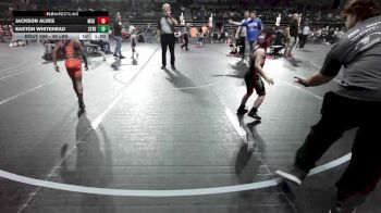 49 lbs Consi Of 8 #2 - Jackson Alves, MSO Cougar vs Easton Whitehead, Streaks Wrestling Club